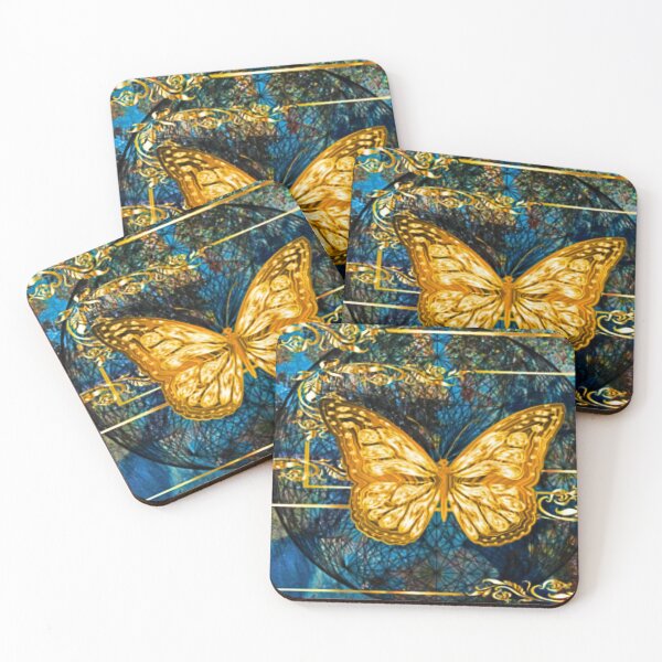 Artikelvorschau, Goldener Schmetterling entworfen und verkauft von Aquila Light Pictures.