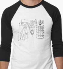 Bescheidene Maus - Nichts aus etwas aufbauen Baseballshirt für Männer
