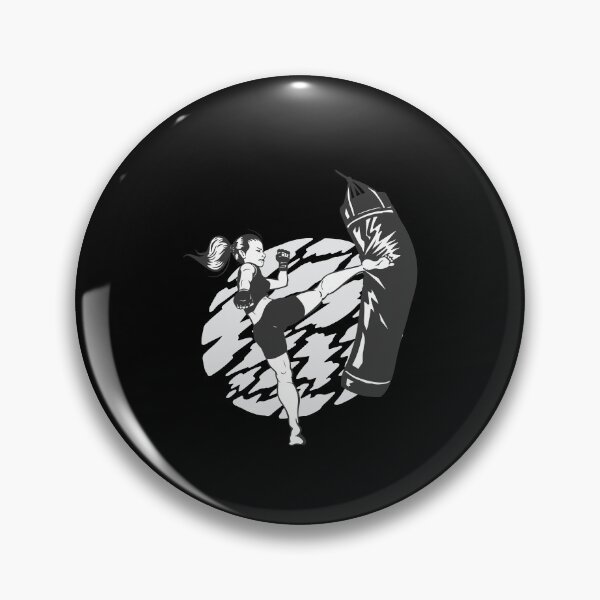 Item preview, HIGH KICK, Woman kickboxing designed and sold by JuiceDesign.