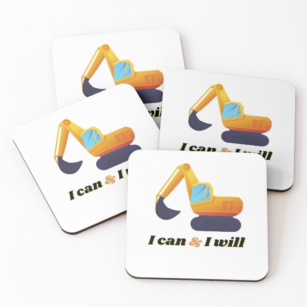 Item preview, 360 Digger Driver I Can And I Will Construction Worker Design designed and sold by luvvvvvit.