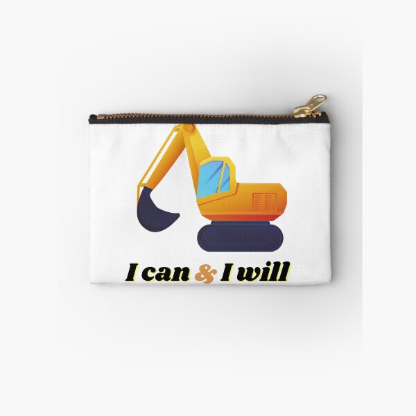 Item preview, 360 Digger Driver I Can And I Will Construction Worker Design designed and sold by luvvvvvit.