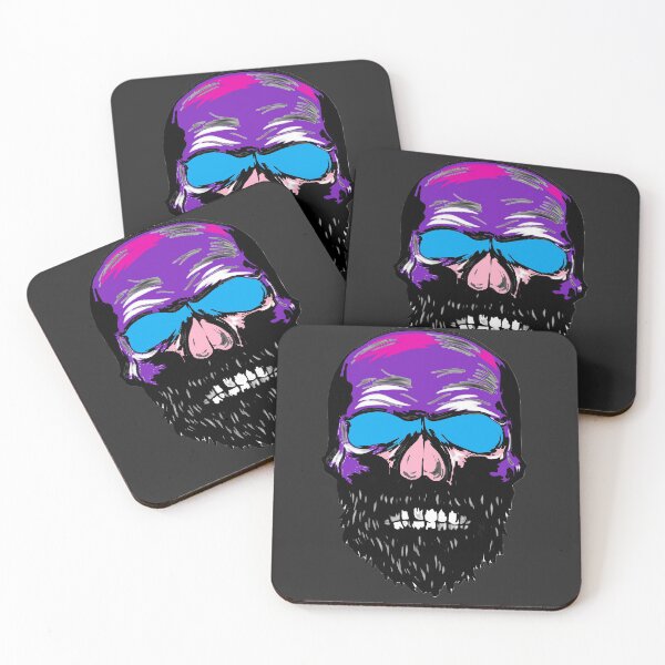 Item preview, Bearded skull designed and sold by Andyt.