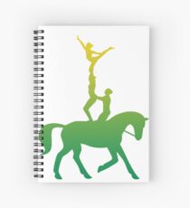 Green and Gold Vaulting Team Spiral Notebook