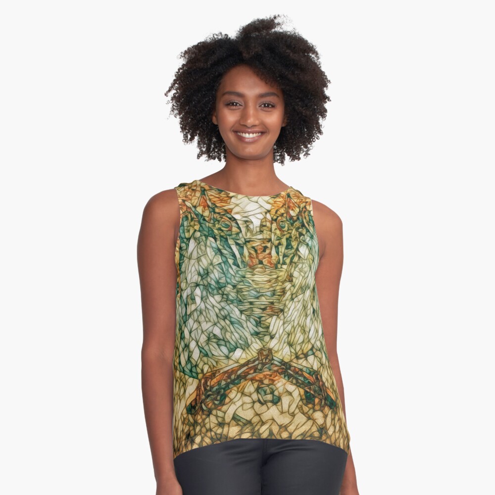 Item preview, Sleeveless Top designed and sold by artlovervip.