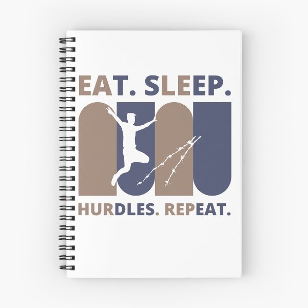 Item preview, Eat Sleep Hurdles Repeat designed and sold by Vibing-Right.
