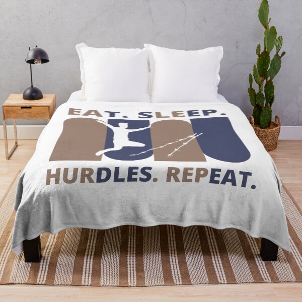 Item preview, Eat Sleep Hurdles Repeat designed and sold by Vibing-Right.