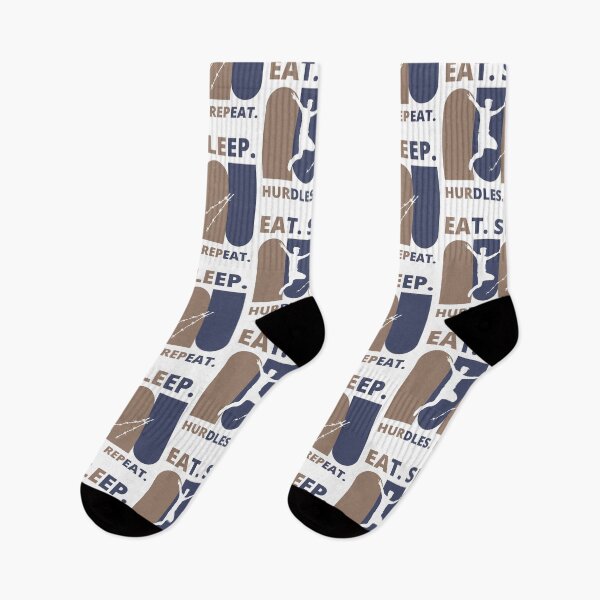 Item preview, Eat Sleep Hurdles Repeat designed and sold by Vibing-Right.
