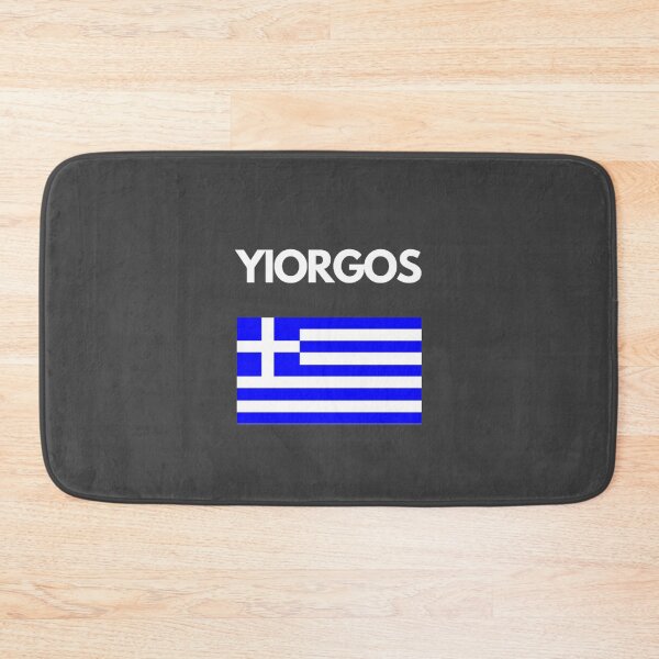Item preview, Yiorgos Greek Name with Greek Flag Design designed and sold by TheGreekGuy.