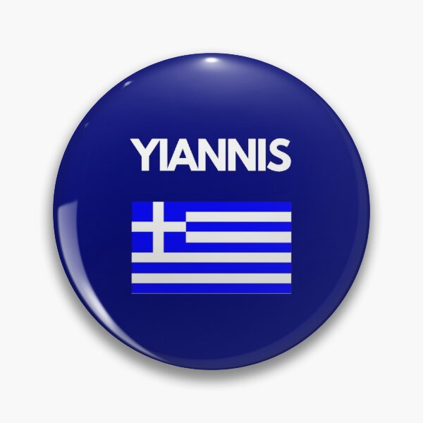 Item preview, Yiannis Greek Name with Greek Flag Design designed and sold by TheGreekGuy.