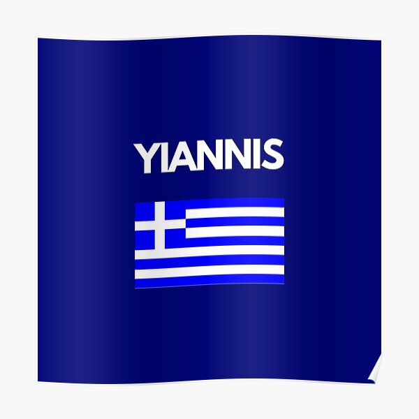 yiannis-greek-name-with-greek-flag-design-poster-for-sale-by