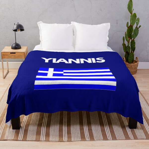 Item preview, Yiannis Greek Name with Greek Flag Design designed and sold by TheGreekGuy.