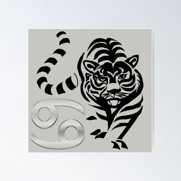 Item preview, Year of tiger, Cancer designed and sold by helenkaiy.