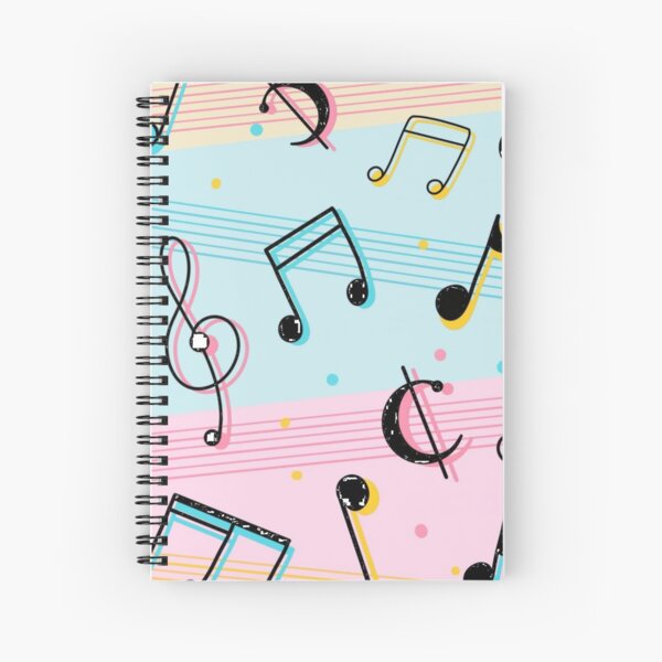 Item preview, Pastel Music Notes Pattern designed and sold by Terisdesign.