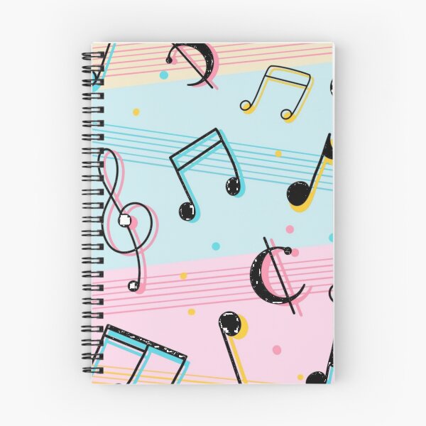 Item preview, Pastel Music Notes Pattern designed and sold by Terisdesign.