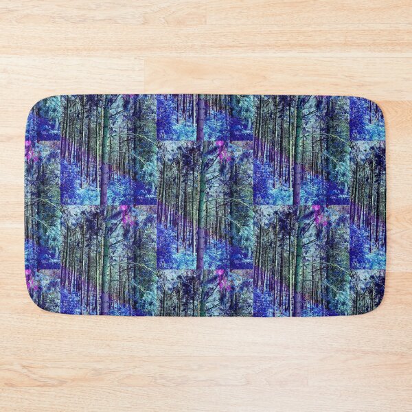 Item preview, Enchanted forest in purple, green and blue designed and sold by Pelikancrazy.