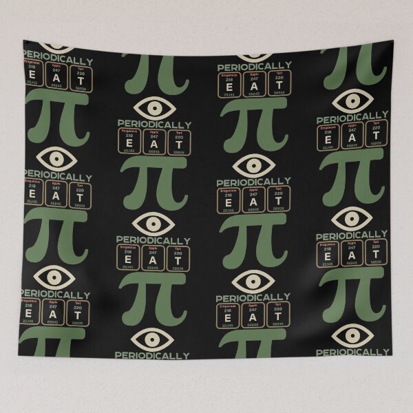 Item preview, I Periodically Eat Pi | Scientific Puns designed and sold by GravitiTees.
