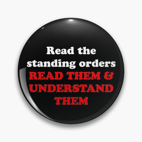 Item preview, Read the standing orders funny parish council meme designed and sold by MrE-Tees.
