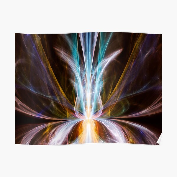 Flowered Light Poster