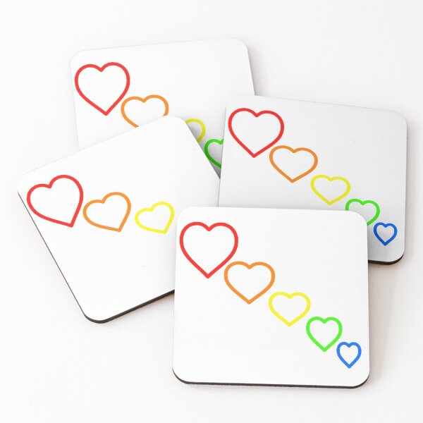 Item preview, Rainbow Hearts  designed and sold by C-Evolve.