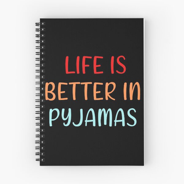 Item preview, Life is better in pyjamas designed and sold by Catsloversdotme.