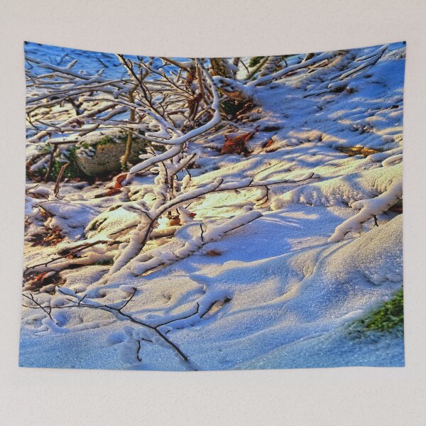 Item preview, Golden light in the winter forest designed and sold by frankuffmann.