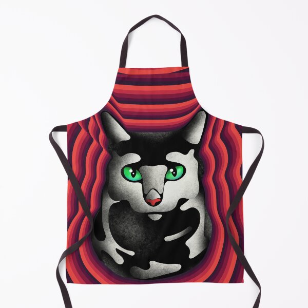 Item preview, Black cat with emerald eyes designed and sold by unepommedeterre.