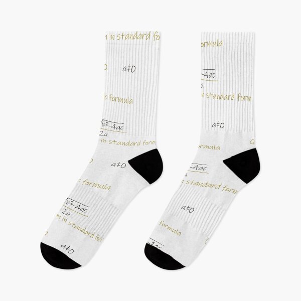 Item preview, Quadratic equation in a standard form-Quadratic formula designed and sold by CSouissi.