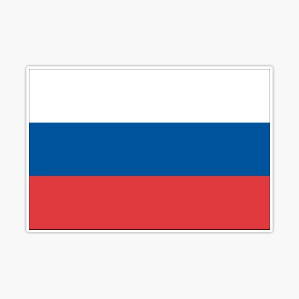 Flag of Russia (since 1991) Acrylic Block for Sale by Smaragdas