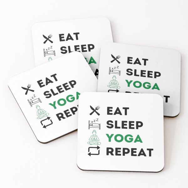 Item preview, Yoga Eat Sleep Repeat designed and sold by JaunzemsR.