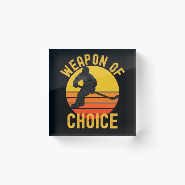Item preview, Weapon of Choice Ice Hockey designed and sold by Organicempire.