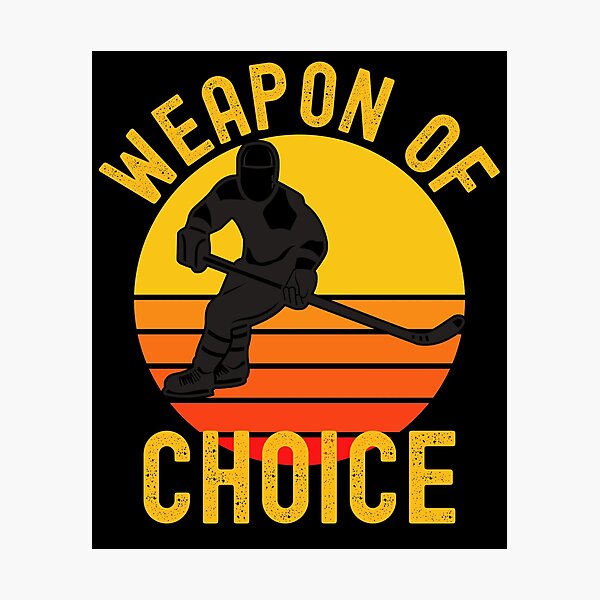 Item preview, Weapon of Choice Ice Hockey designed and sold by Organicempire.