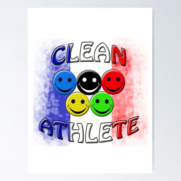 Item preview, clean athlete France designed and sold by gruntpig.