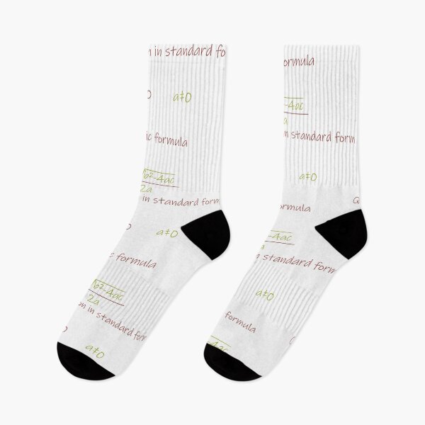 Item preview,  Quadratic equation in a standard form-Quadratic formula designed and sold by CSouissi.