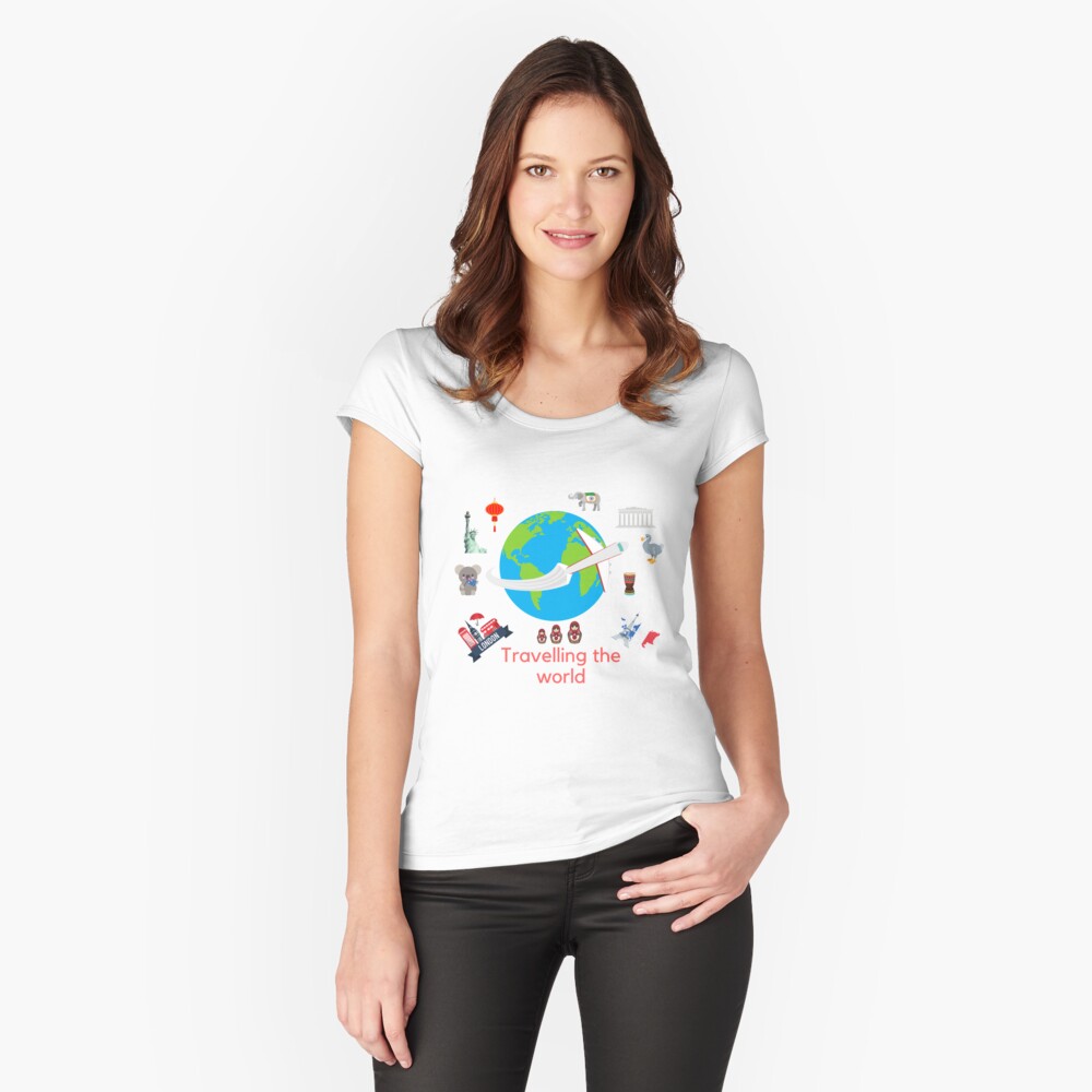 Aperçu de l'œuvre T-shirt échancré créée et vendue par HerLyfestyle.