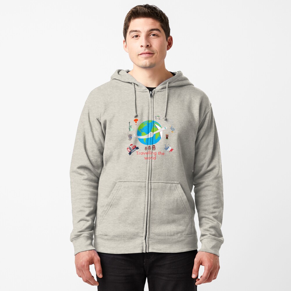Aperçu de l'œuvre Veste zippée à capuche créée et vendue par HerLyfestyle.