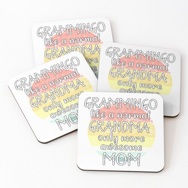 Item preview, Grammingo like a normal grandma only more awesome mom designed and sold by Catsloversdotme.