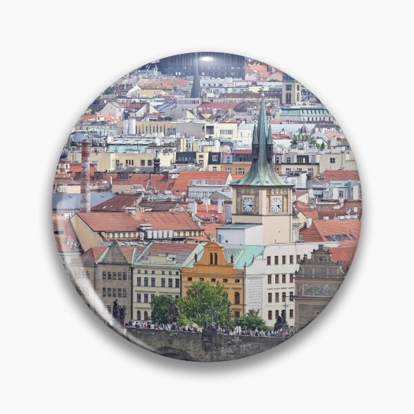 Item preview, Charles bridge Prague old town cityscape Czech Republic designed and sold by goceris.