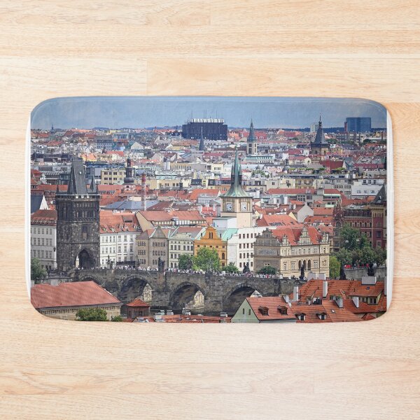Item preview, Charles bridge Prague old town cityscape Czech Republic designed and sold by goceris.