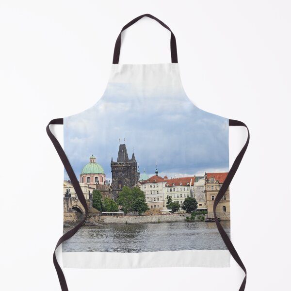 Item preview, Charles bridge Prague old town Vltava riverside cityscape Czech Republic designed and sold by goceris.
