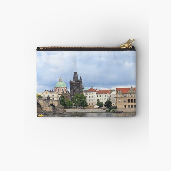Item preview, Charles bridge Prague old town Vltava riverside cityscape Czech Republic designed and sold by goceris.