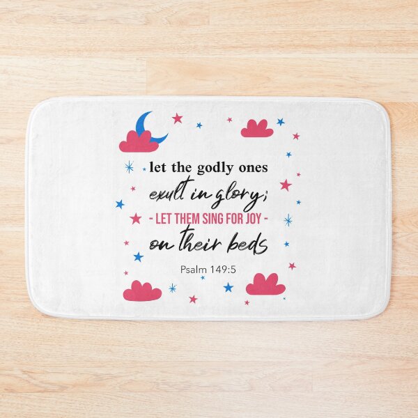 Item preview, Let the godly ones exult in glory, Psalm 149:5 designed and sold by bugtalk.