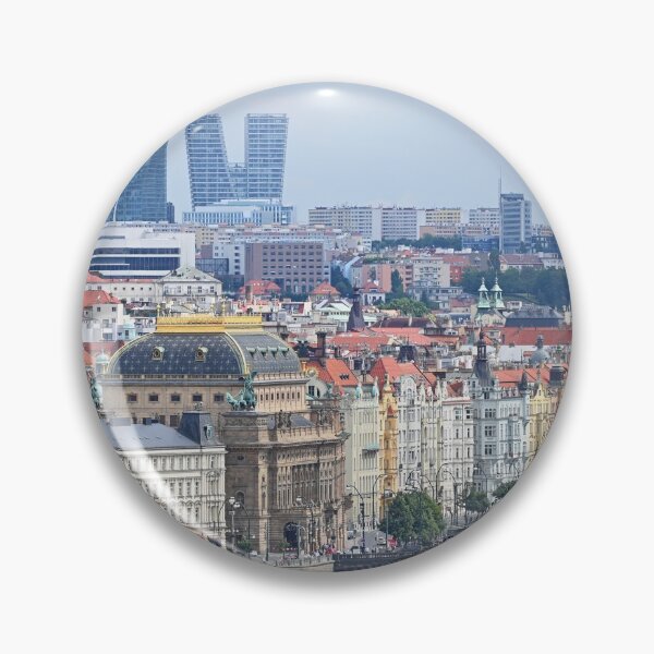 Item preview, Prague old town Vltava riverside cityscape Czech Republic designed and sold by goceris.