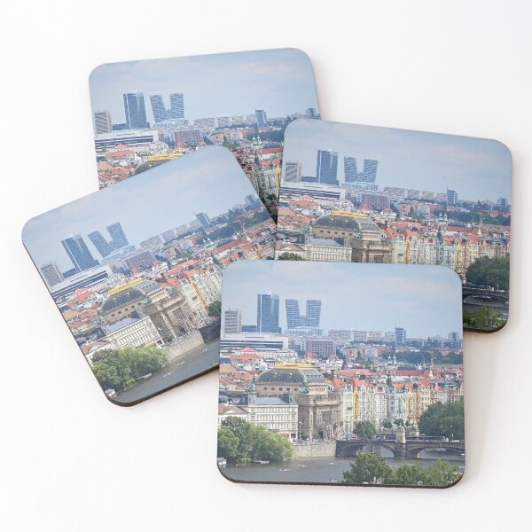 Item preview, Prague old town Vltava riverside cityscape Czech Republic designed and sold by goceris.