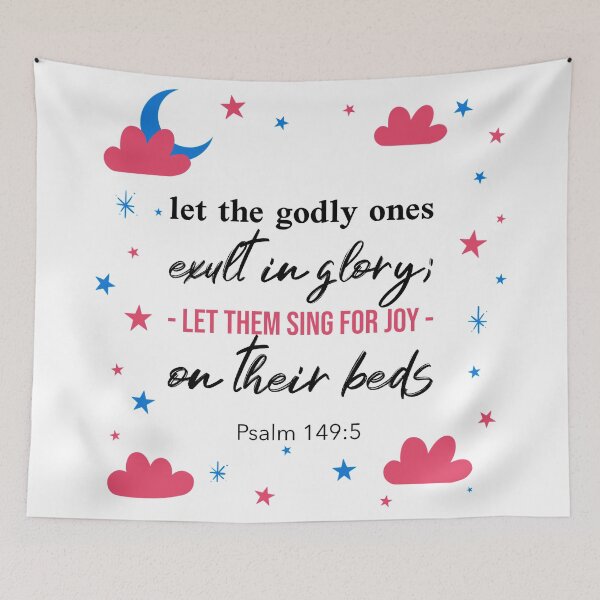 Item preview, Let the godly ones exult in glory, Psalm 149:5 designed and sold by bugtalk.