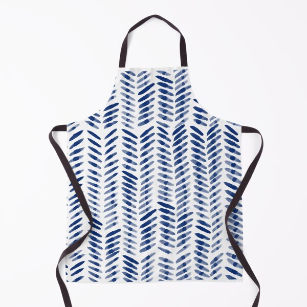 Item preview, Abstract Scandinavian pattern in watercolor dark blue designed and sold by gamboling.
