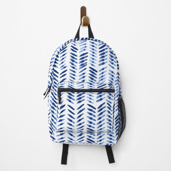 Item preview, Abstract Scandinavian pattern in watercolor dark blue designed and sold by gamboling.