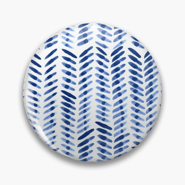 Item preview, Abstract Scandinavian pattern in watercolor dark blue designed and sold by gamboling.