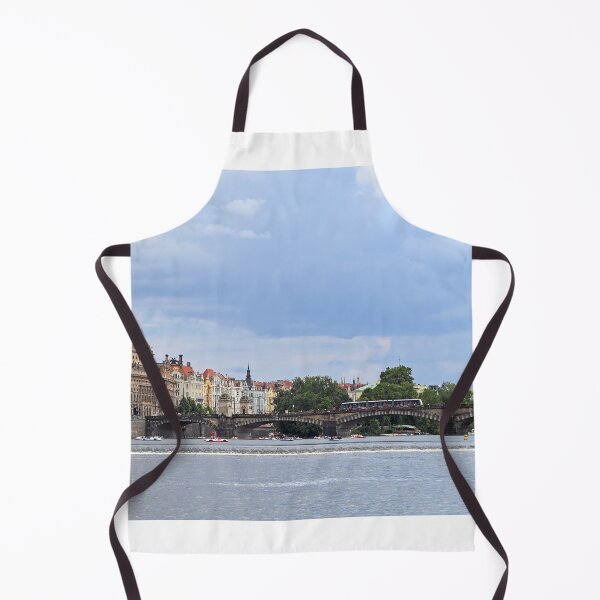 Item preview, Vltava river Prague old town cityscape Czech Republic designed and sold by goceris.