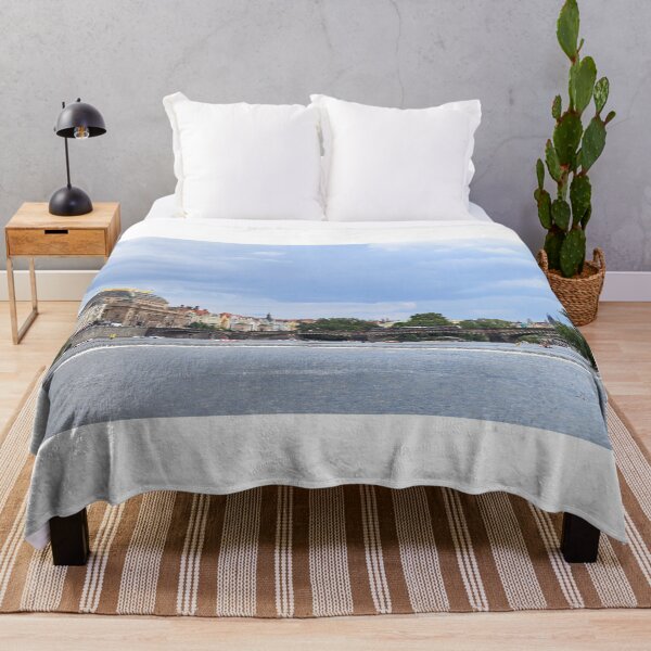 Item preview, Vltava river Prague old town cityscape Czech Republic designed and sold by goceris.