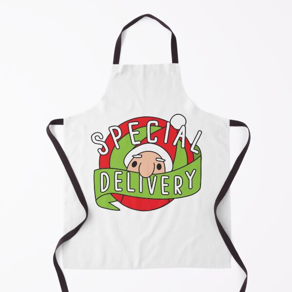 Item preview, Special delivery! with cute Santa in a circle designed and sold by jazzydevil.